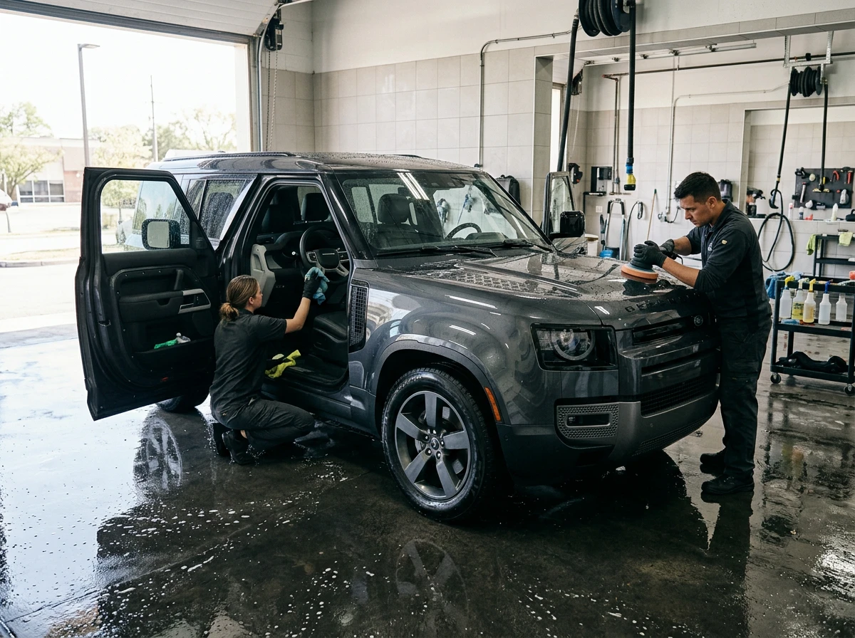 Nettoyage complet d'un véhicule, intérieur et extérieur